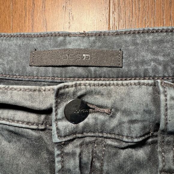 Joe's Jeans Black The Icon Mid Rise Skinny Ankle Jeans - Picture 3 of 5